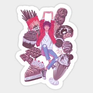 Chocolate Boy Sticker